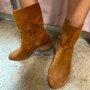 Michael kors: brown suede boots